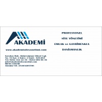 AKADEMİ PROFESYONEL SİTE YÖNETİMİ EMLAK VE GAYRİMENKUL DANIŞMANLIK