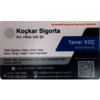 KOÇKAR SİGORTA ARACILIK HİZMETLERİ LİMİTED ŞİRKETİ